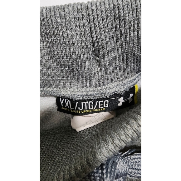 Girls Under Armour pants gray pink YXL loose youth XL - Picture 3 of 3